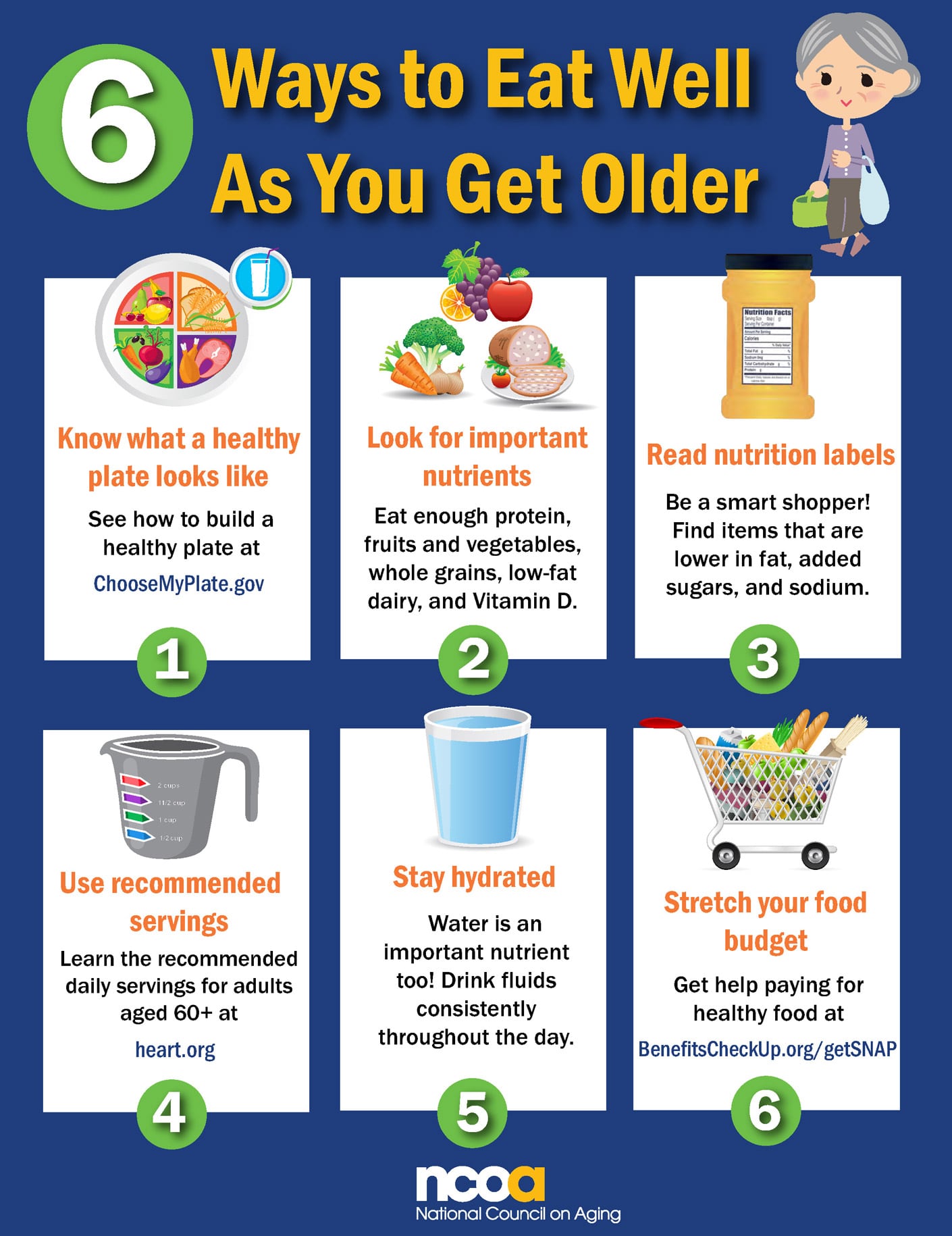 6 Ways to Eat Well as You Get Older [Infographic] - MN Medicare Life